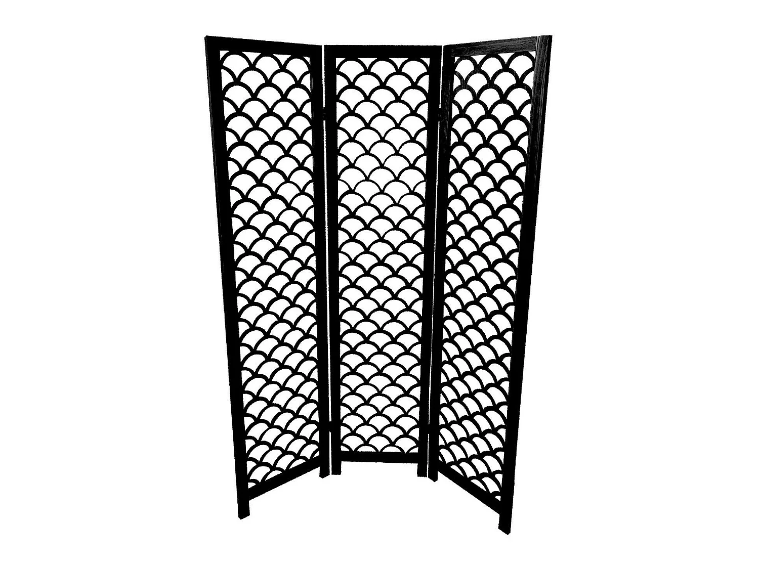 Biombo de Madera Kapalua 2x120x170cm 7house