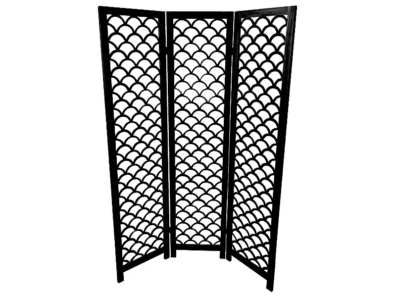 Paravent en bois Kapalua 2x120x170cm 7house