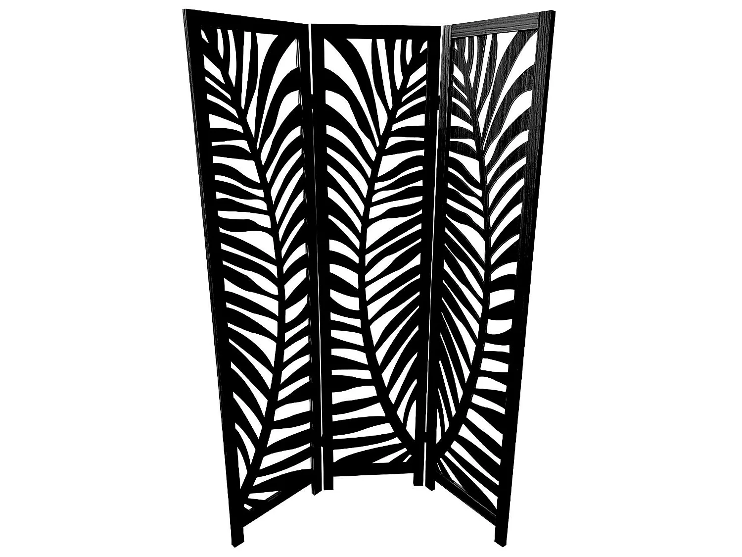 Paravent en bois Ewa 2x120x170cm 7house
