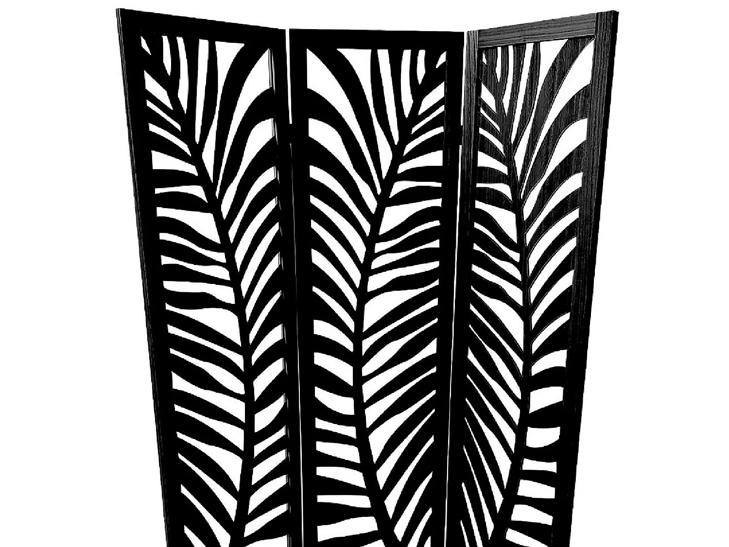 Paravent en bois Ewa 2x120x170cm 7house