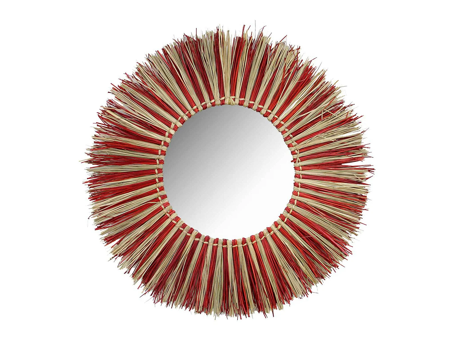 Espejo de Pared en Algas Marinas Redondo Meer Ø76cm Thinia Home