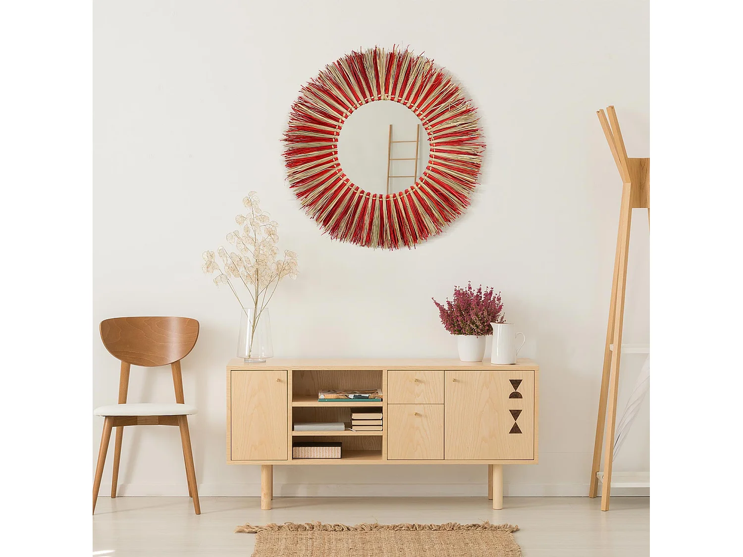 Miroir mural rond aux algues Meer Ø76cm Thinia Home