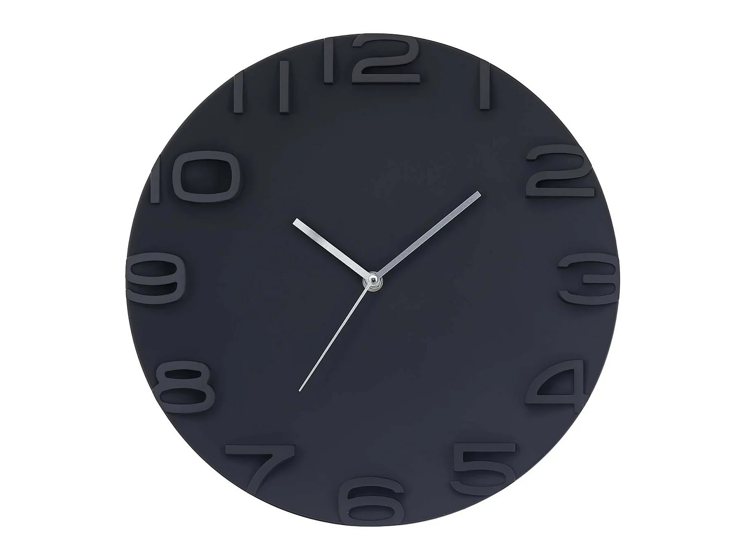 Reloj de Pared Moderno 3D Negro Ø34.5cm Thinia Home