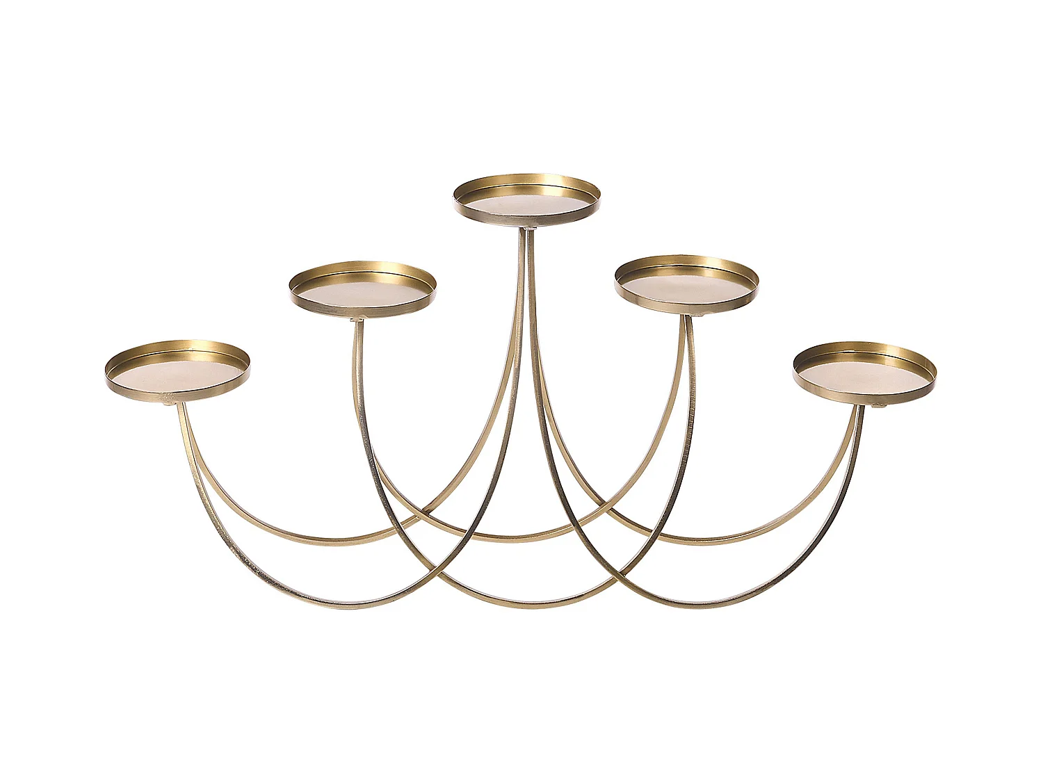 Candelabro BUARAN Metal 38 cm Dourado