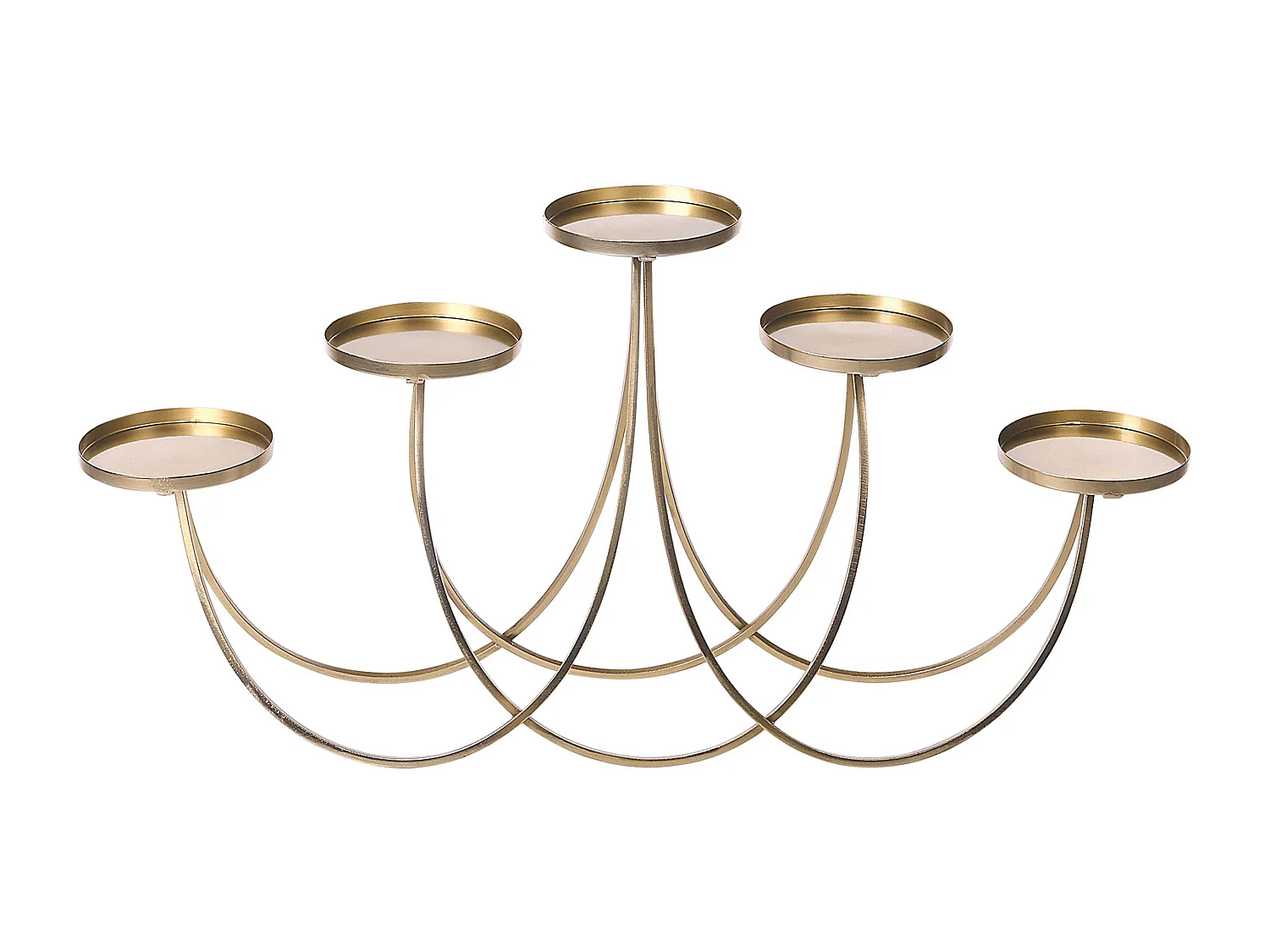 Kaarshouder BUARAN Metaal 38 cm Goud