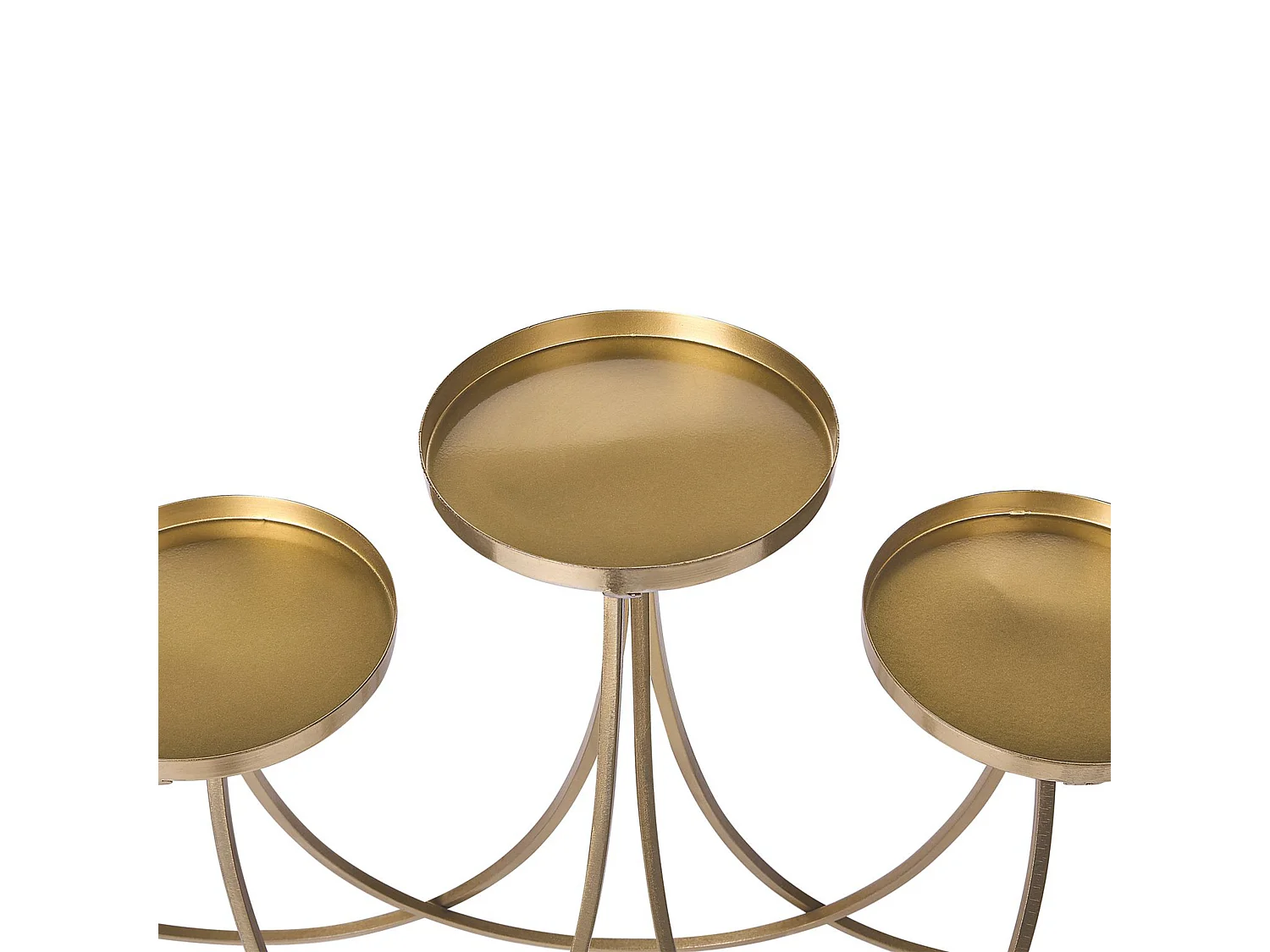 Bougeoir BUARAN Métal 38 cm Doré