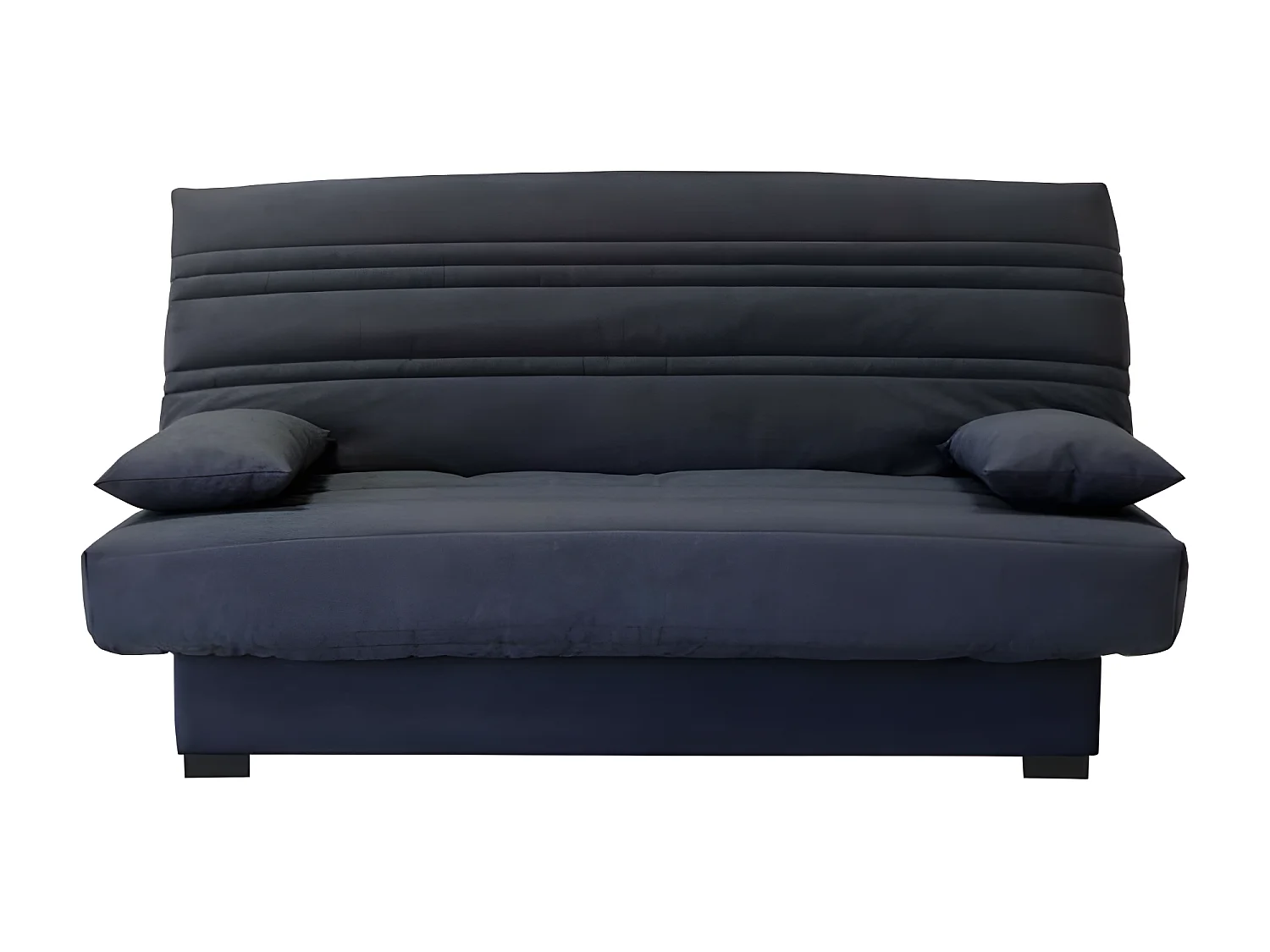 Bank Clic Clac 3-Zits Antraciet Grijs - Matras 17 cm - Stijlvol en Comfortabel Slaapbank