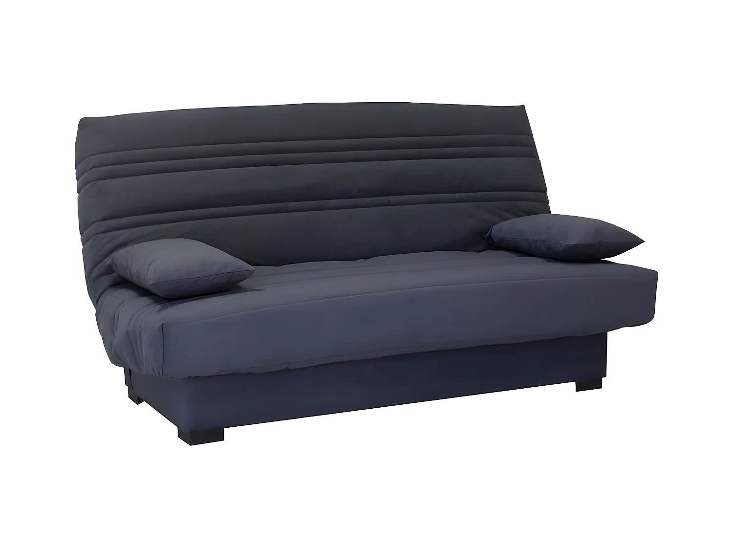 Bank Clic Clac 3-Zits Antraciet Grijs - Matras 17 cm - Stijlvol en Comfortabel Slaapbank