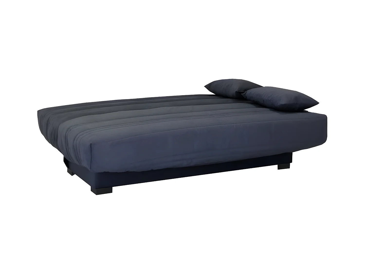 Bank Clic Clac 3-Zits Antraciet Grijs - Matras 17 cm - Stijlvol en Comfortabel Slaapbank