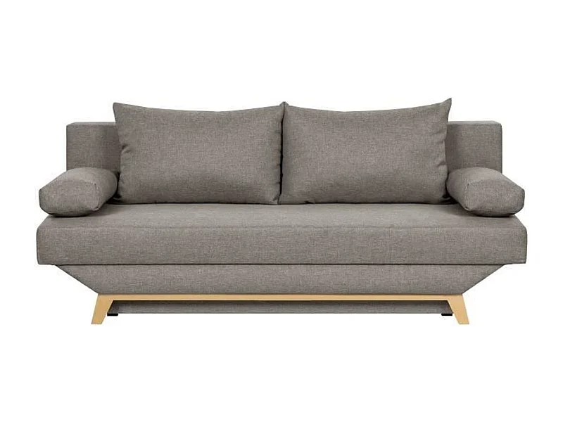 Schlafsofa TEIJO für 3 Personen mit Stauraum - Taupe Stoff