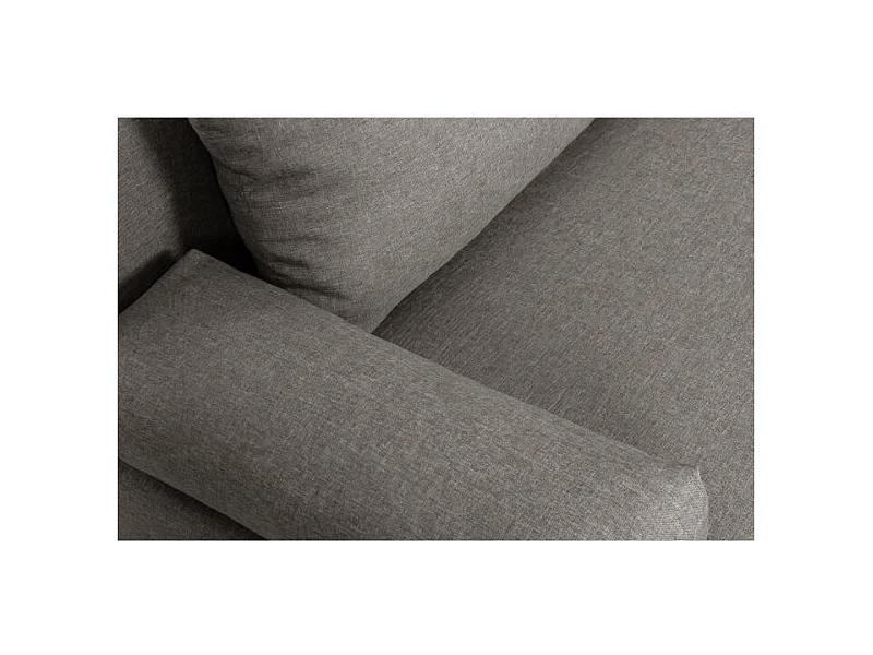Banquette Convertible 3 Places TEIJO avec Coffre de Rangement - Tissu Taupe