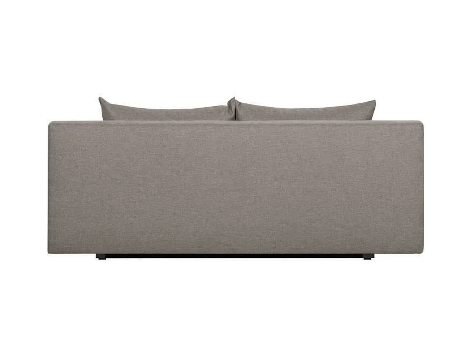 Banquette Convertible 3 Places TEIJO avec Coffre de Rangement - Tissu Taupe