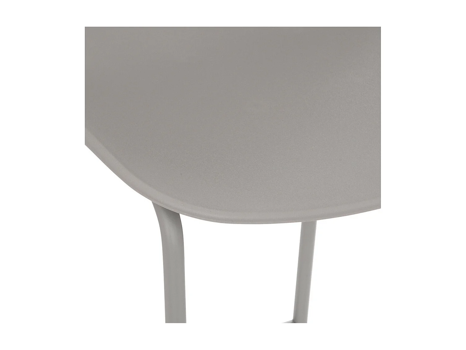 Tabouret de bar Gris pieds en métal H 82 cm