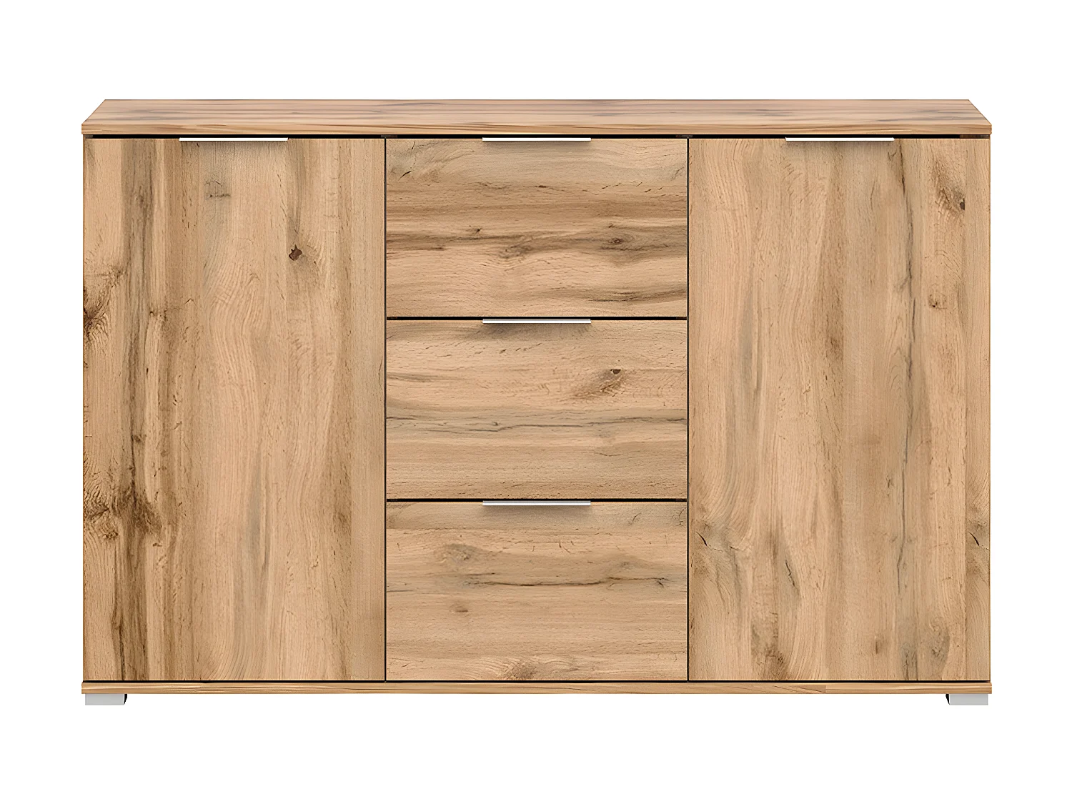 Buffet 2 portes 3 tiroirs Selma Bois