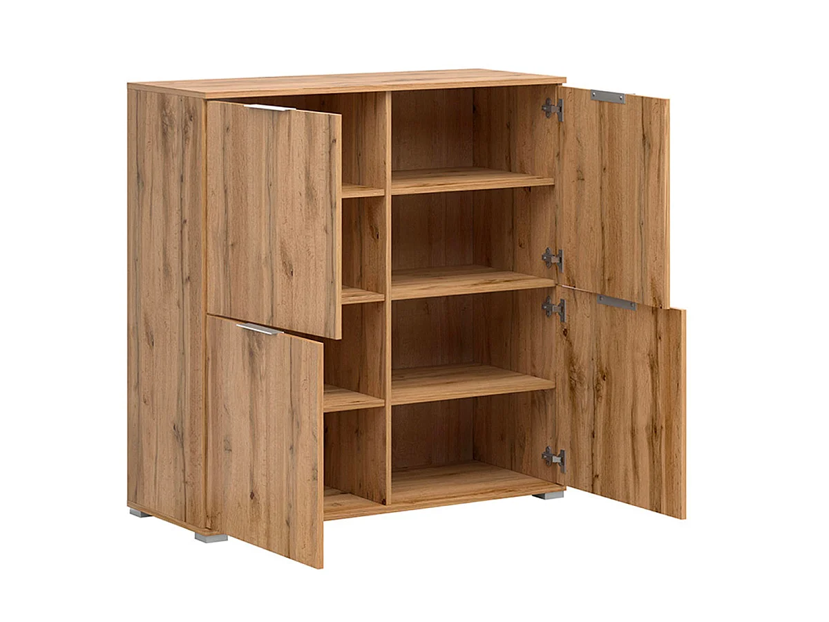 Selma Wood 4-door sideboard