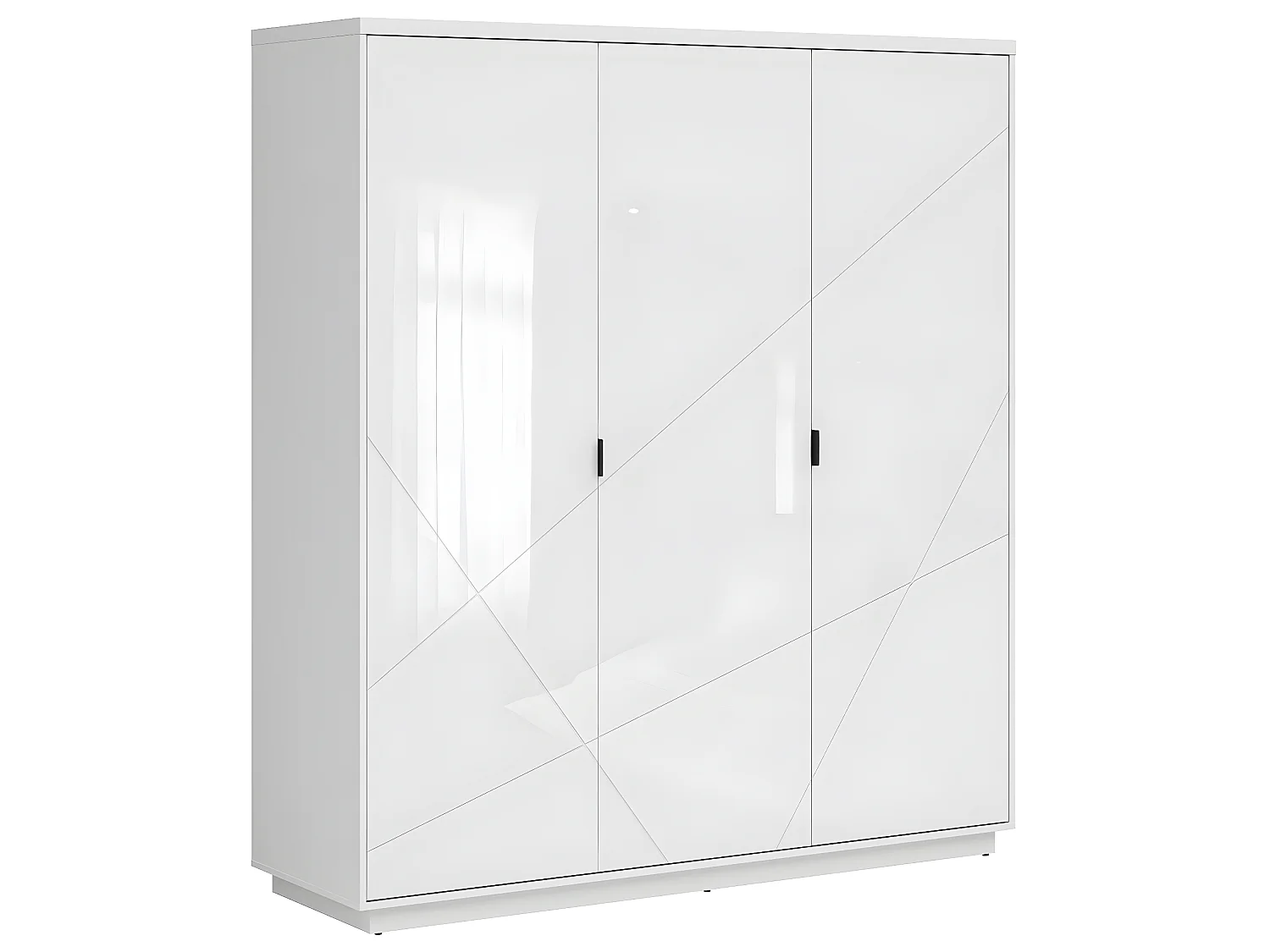 Armadio 3 ante Sven bianco 200cm