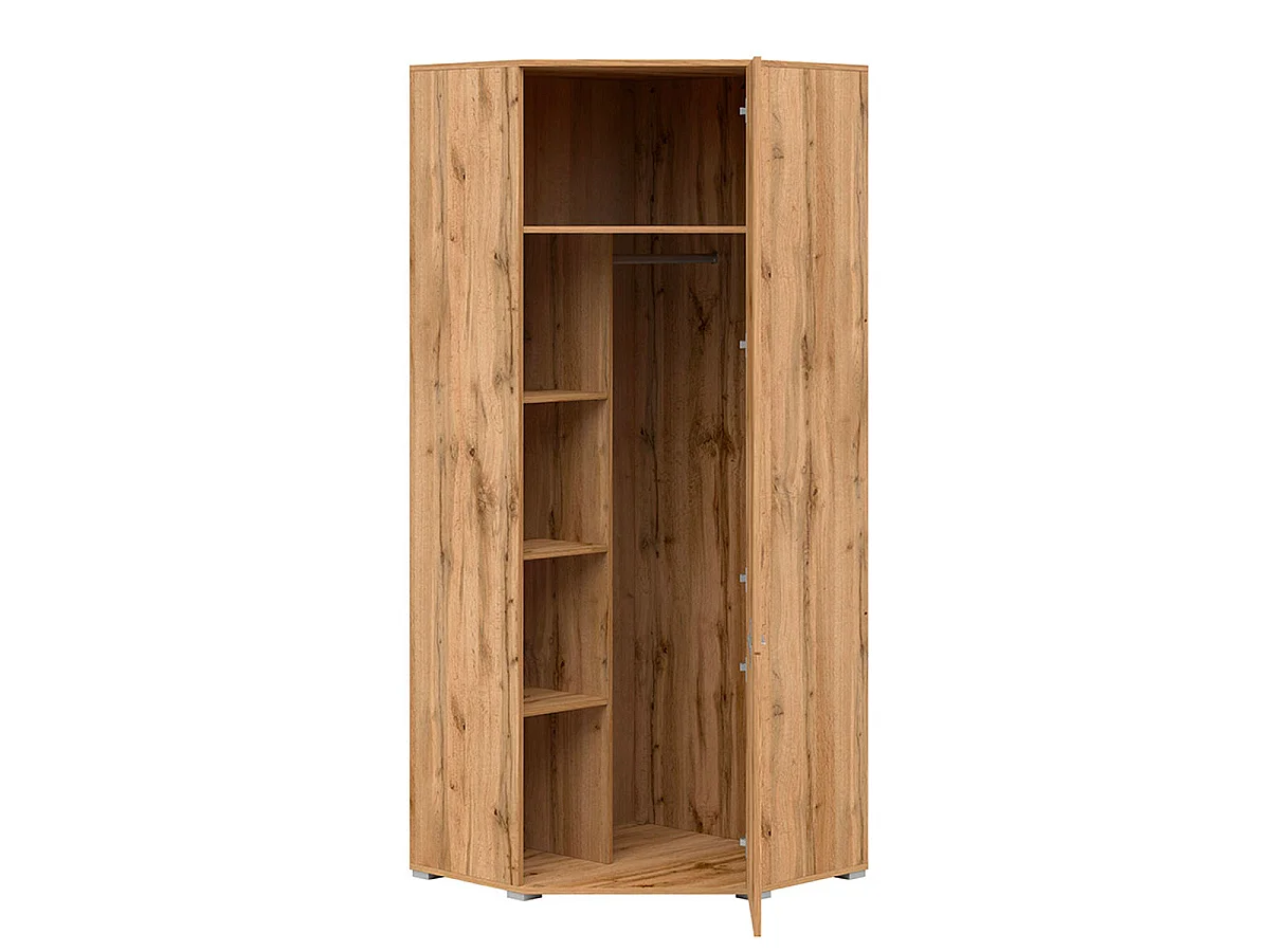 Armoire d'angle 2 portes Selma Bois