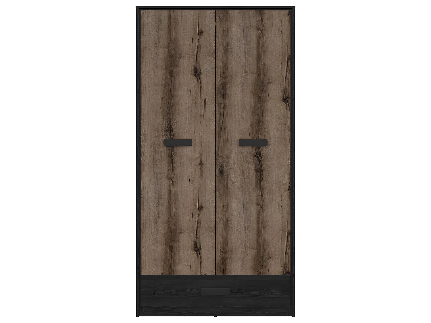 Armoire 2 portes 1 tiroir Romane Bois