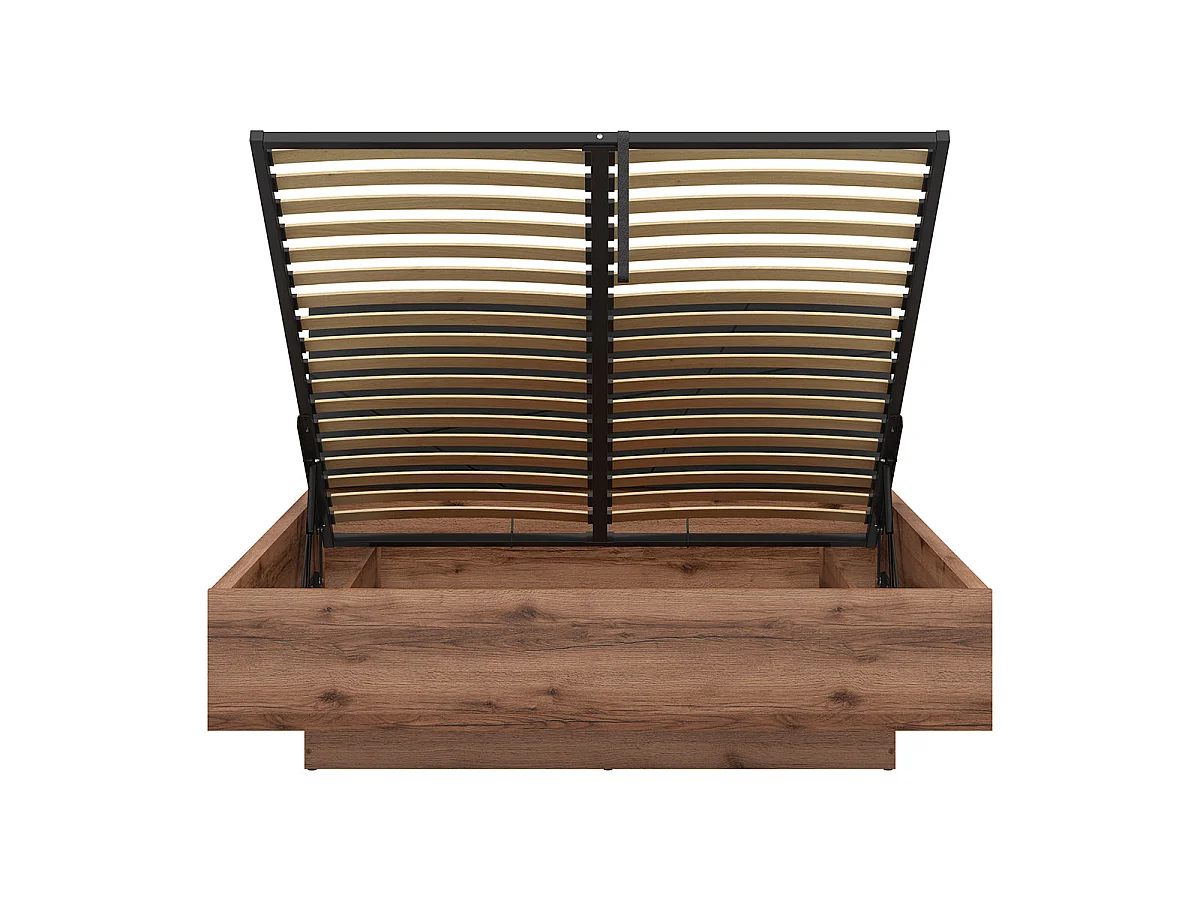 Sven Black and Wood 160x200 boxseng inkl. lamelbund