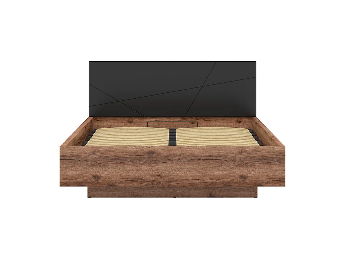 Sven Black and Wood 160x200 boxseng inkl. lamelbund