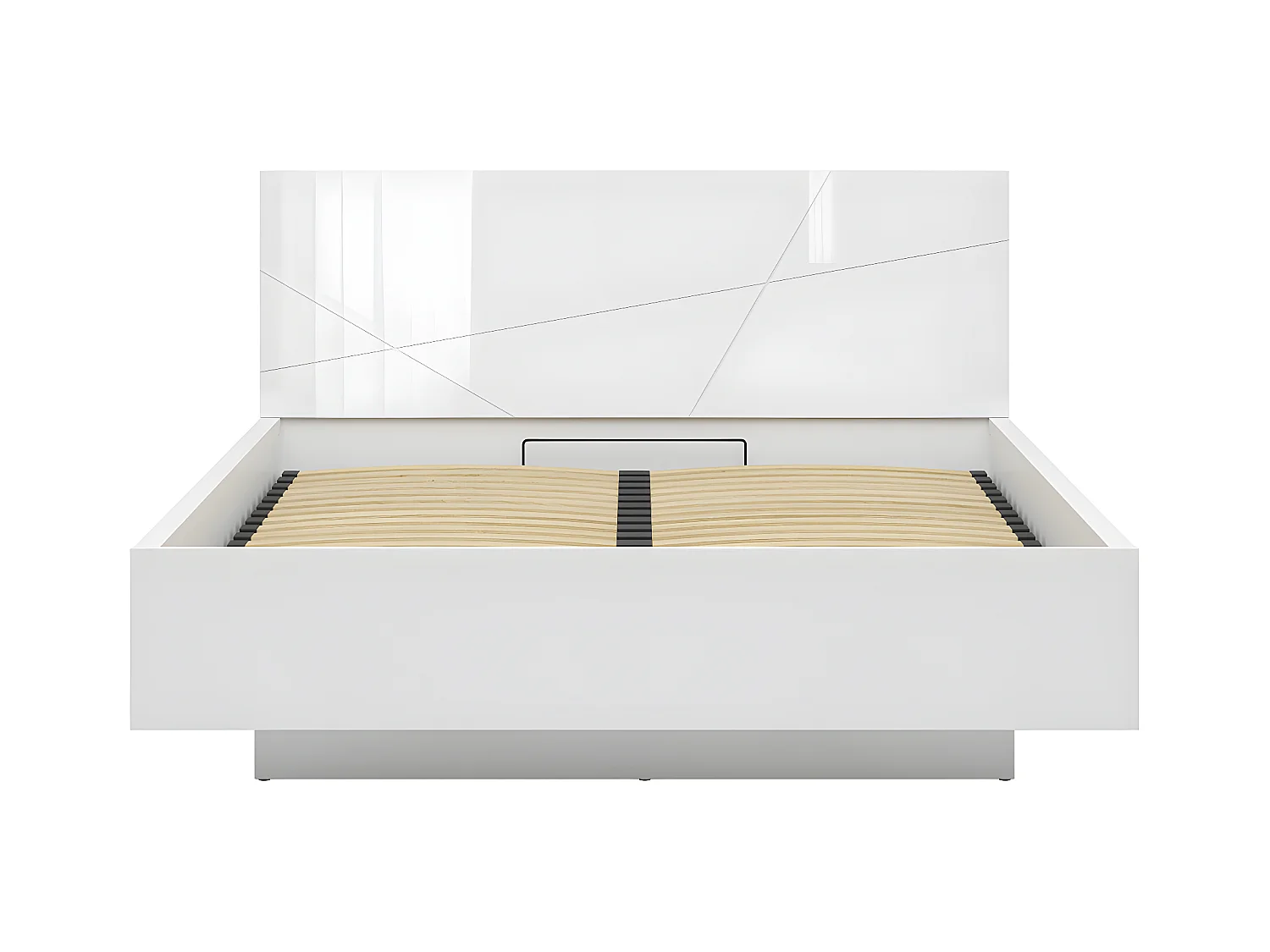 Cama com arrumação com base Sven branco 160x200