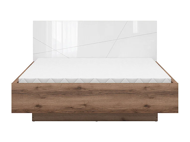 Bedstee Sven Wit en Hout 160x200 inclusief lattenbodem