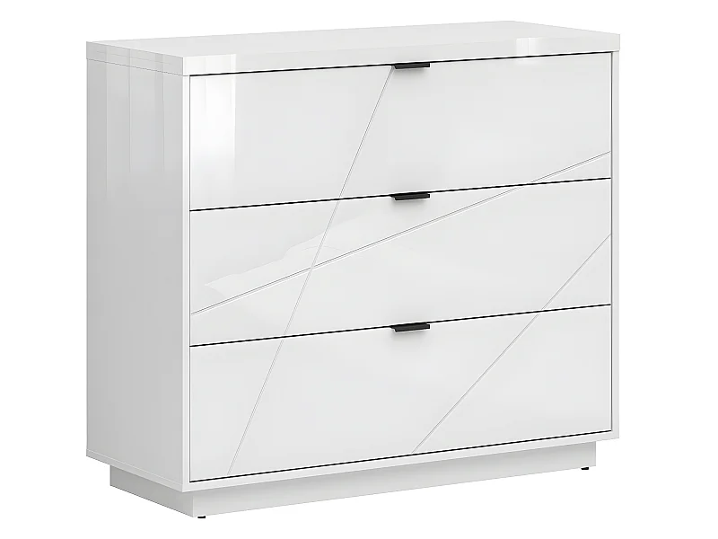 Commode 3 tiroirs Sven Blanc