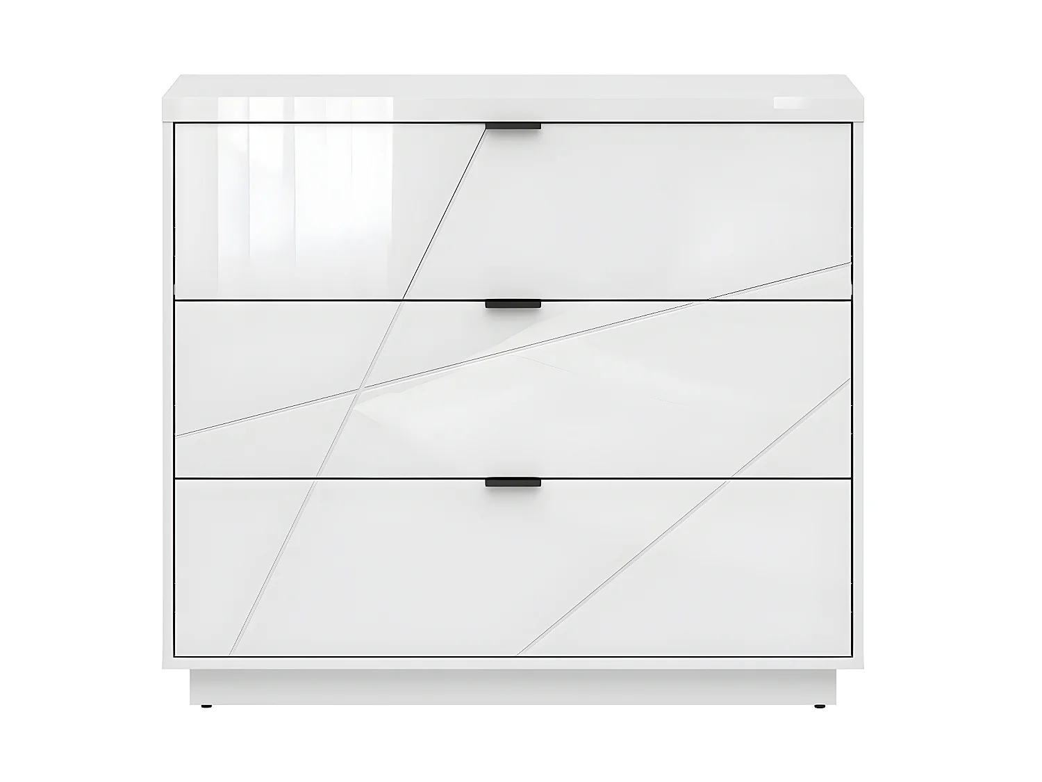 Cómoda 3 gavetas Sven branco 93cm