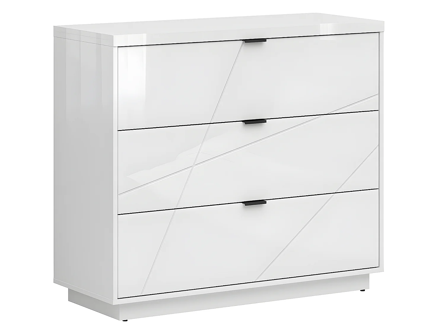 Commode 3 tiroirs Sven Blanc