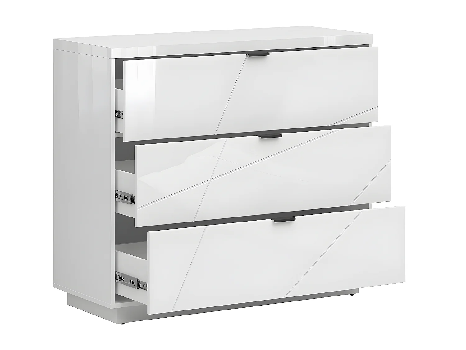 Commode 3 tiroirs Sven Blanc