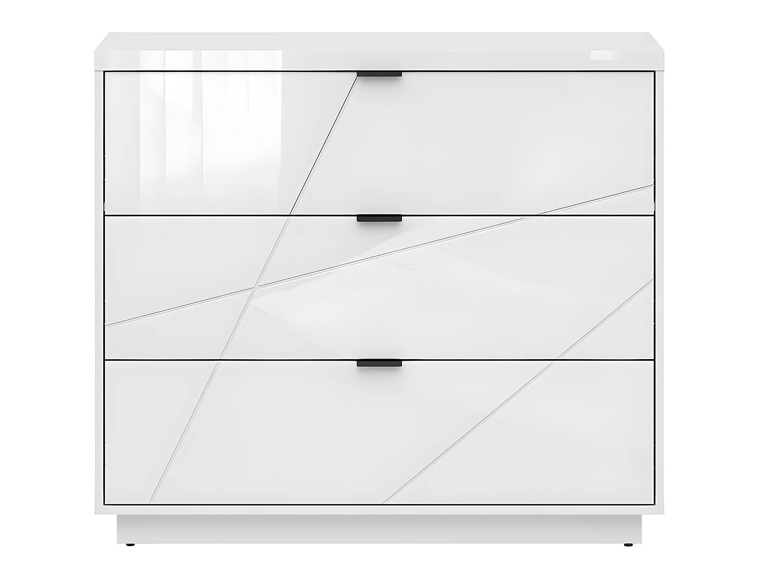 Commode 3 tiroirs Sven Blanc