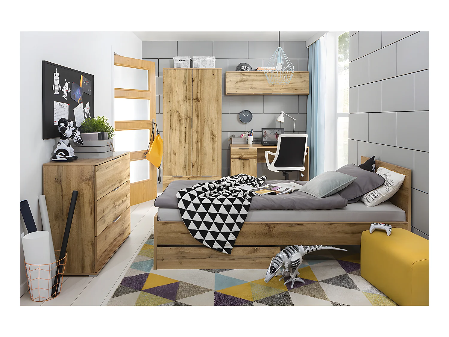 Selma ladekast 3 lades Wit