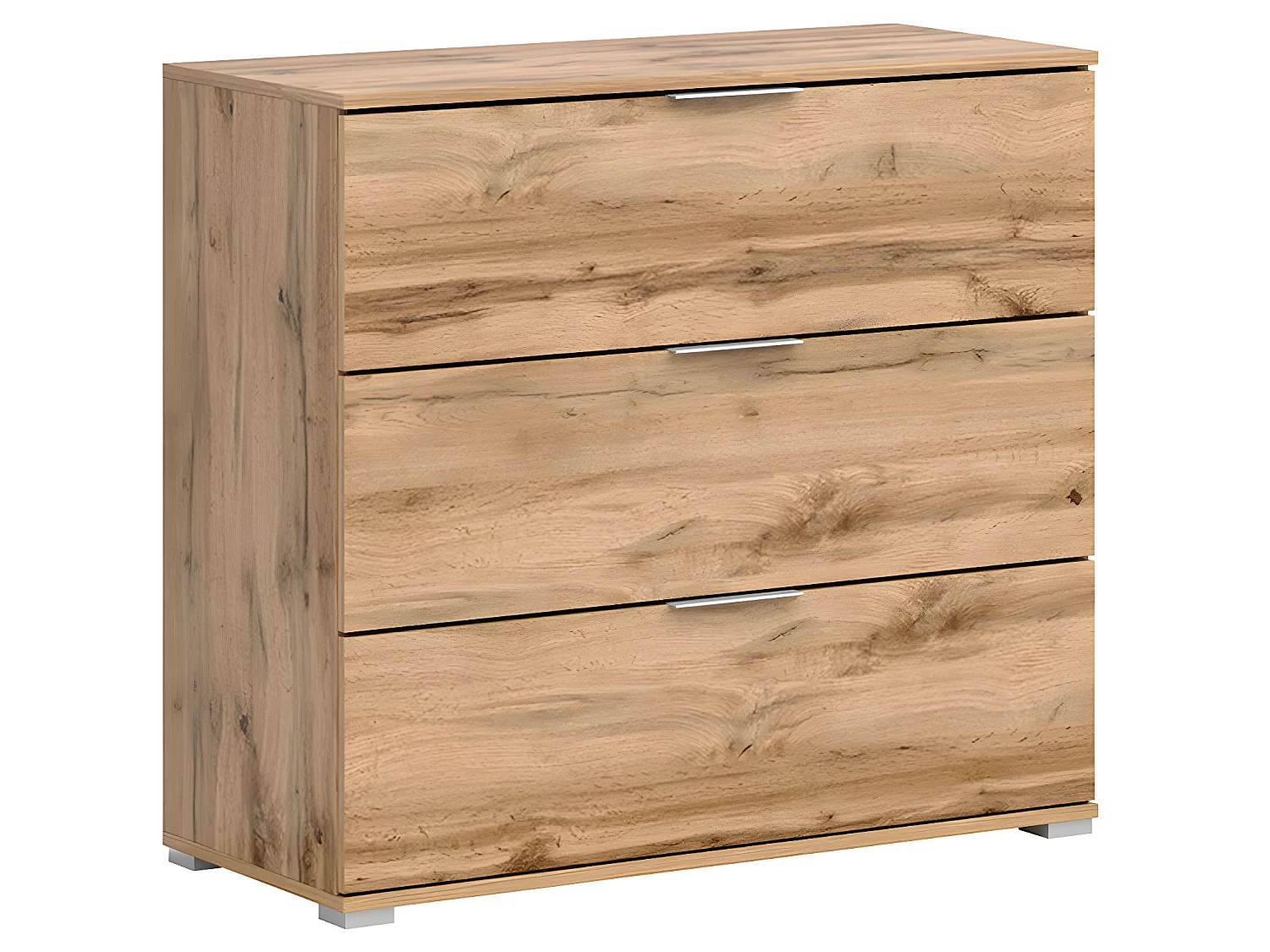 Commode 3 tiroirs Selma Blanc