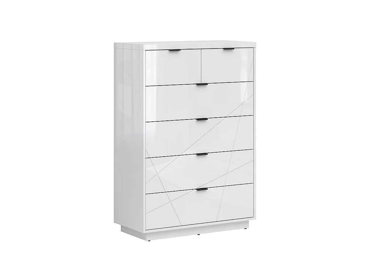 Commode Sven 6 lades Wit