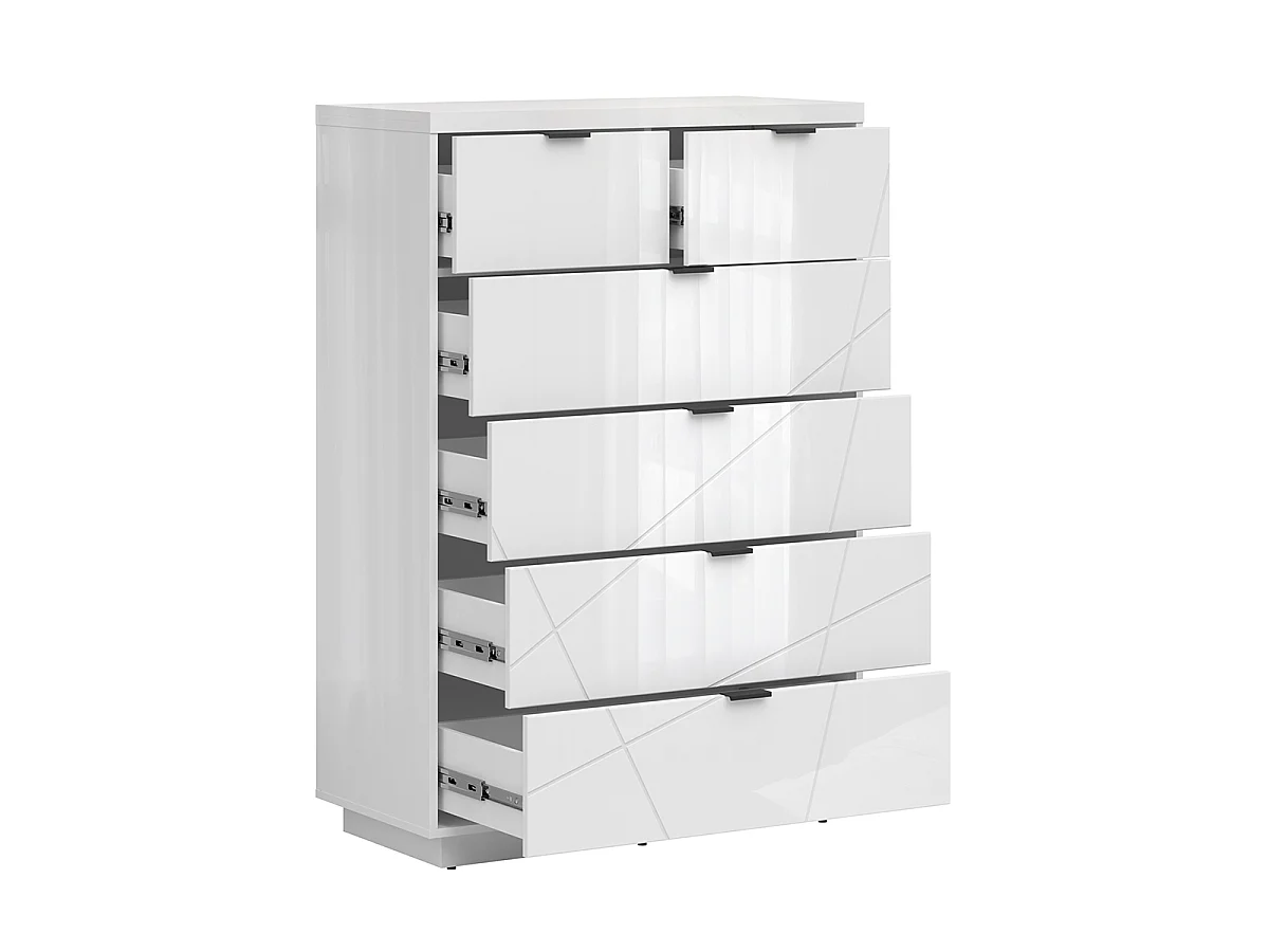 Commode 6 tiroirs Sven Blanc