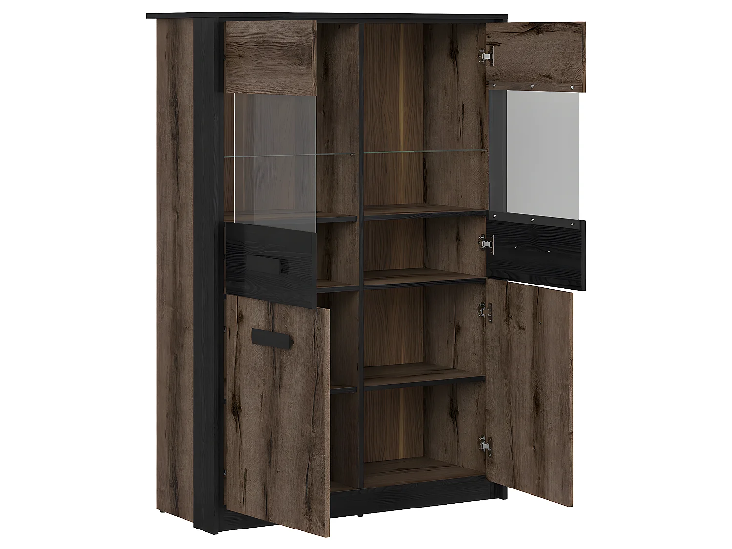 Vaisselier 4 portes Romane Bois