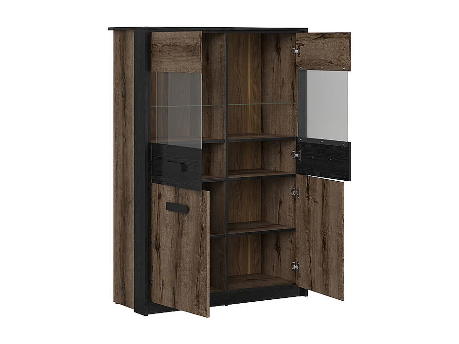 Vaisselier 4 portes Romane Bois