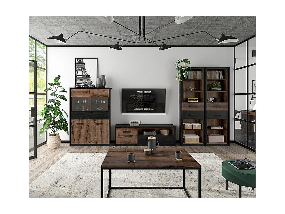 Vaisselier 4 portes Romane Bois