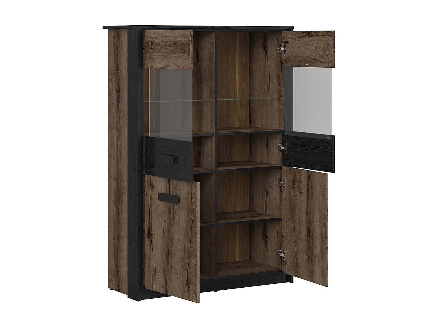 Vaisselier 4 portes Romane Bois