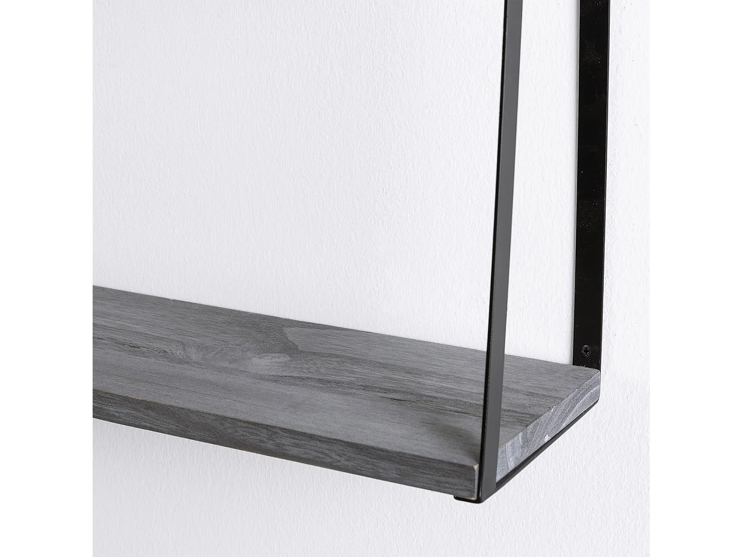 Estantería de pared Eloi de 2 niveles Gris