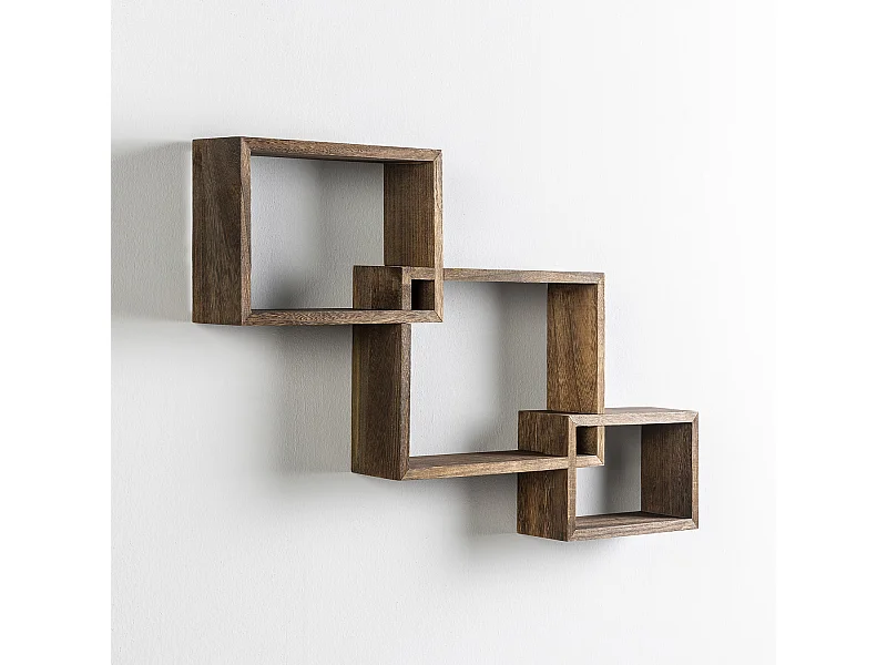 Set van 3 vierkante Iago wandplanken