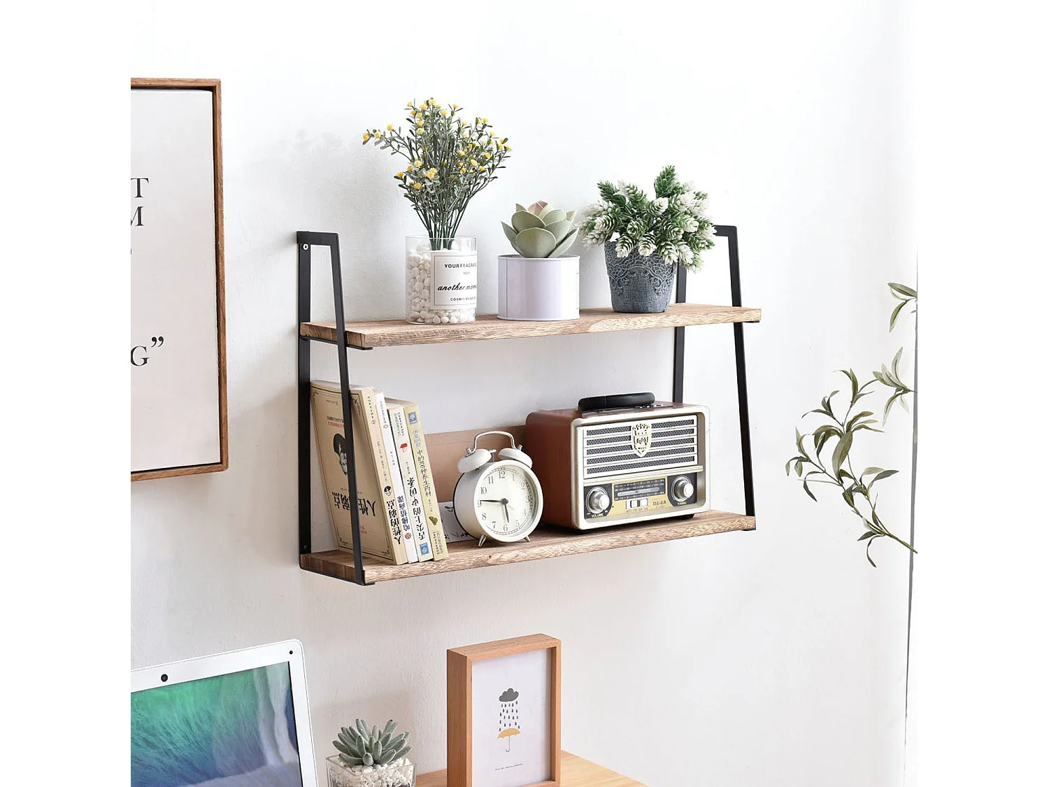 Wandplank Eloi met 2 niveaus