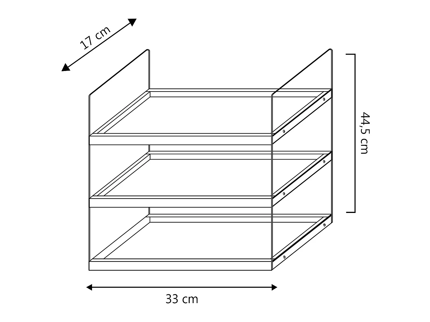 Standregal Ero 2 Ablagen