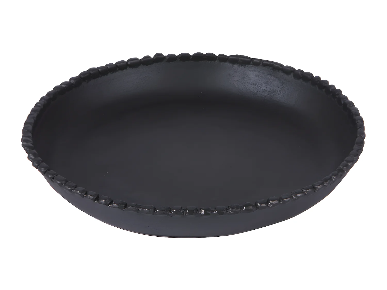 Vide-poche rond Perla noir 27 cm Table Passion