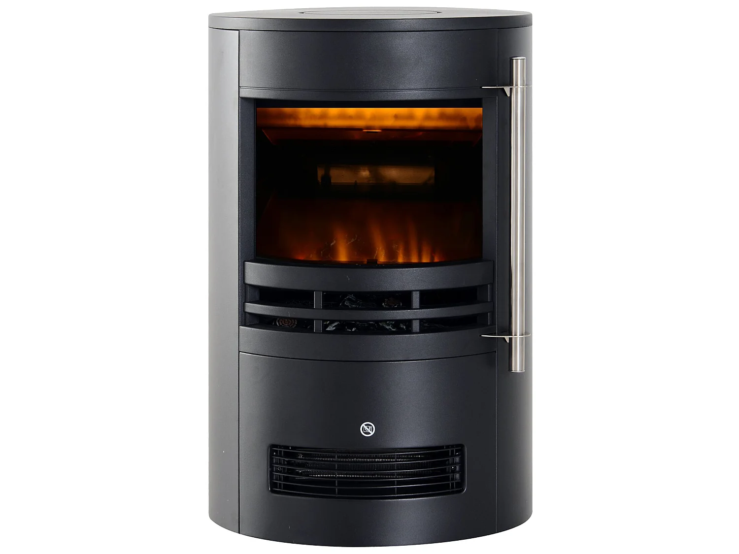 Chimenea eléctrica LED Efecto Llama 3D Ajustable 1000W 2000W Negro