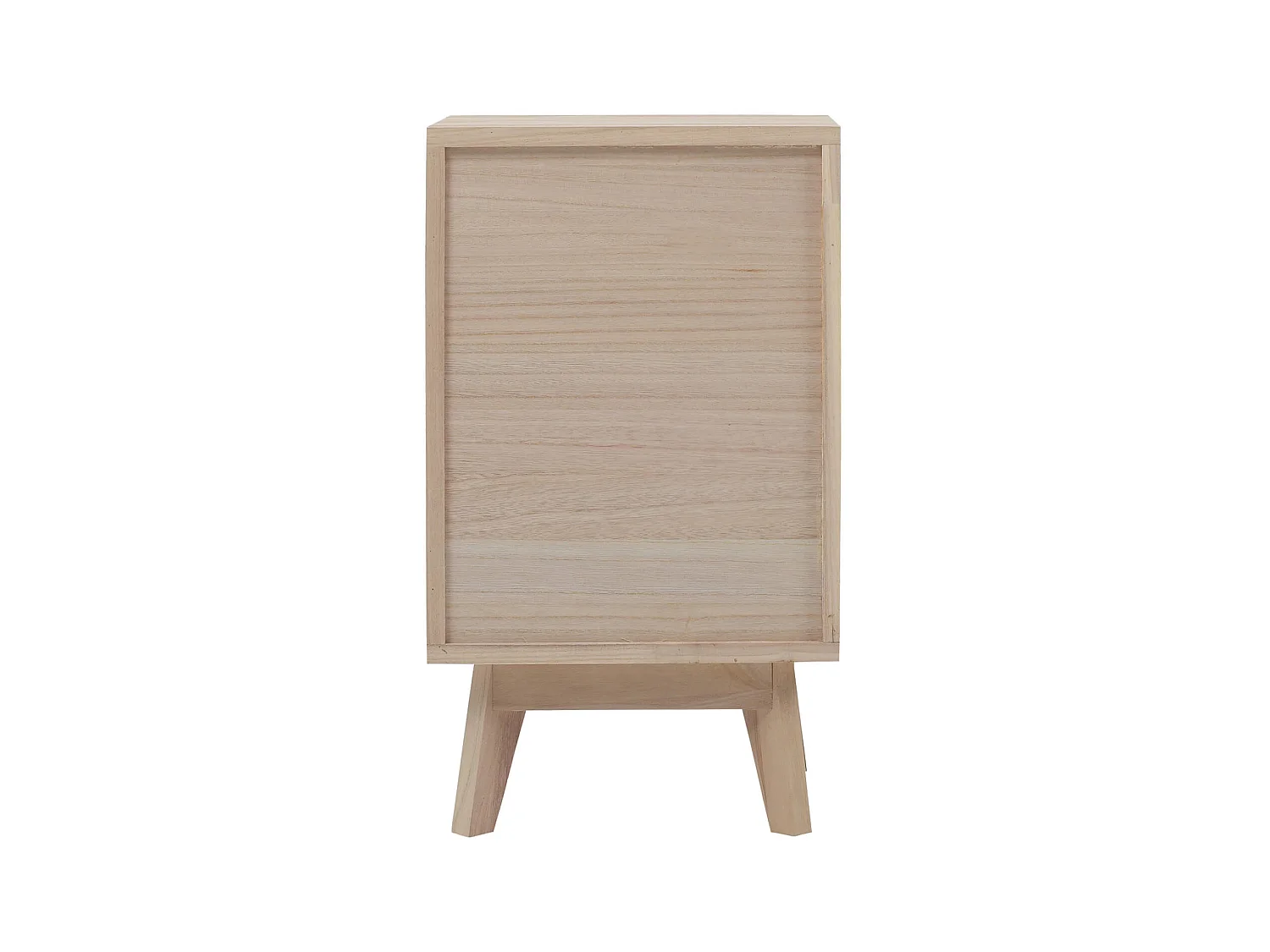 Commode Armoire 3 Tiroirs Bois Blanc Moderne 65x35x27