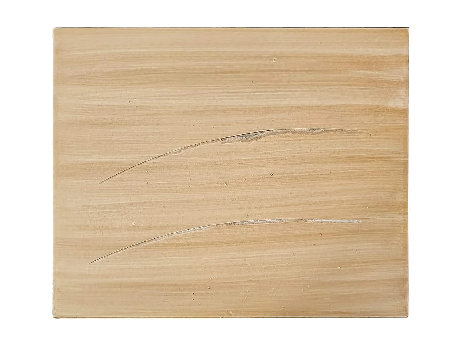 Table De Chevet 3 Tiroirs Bois Blanc Beige Gris 57x29x25