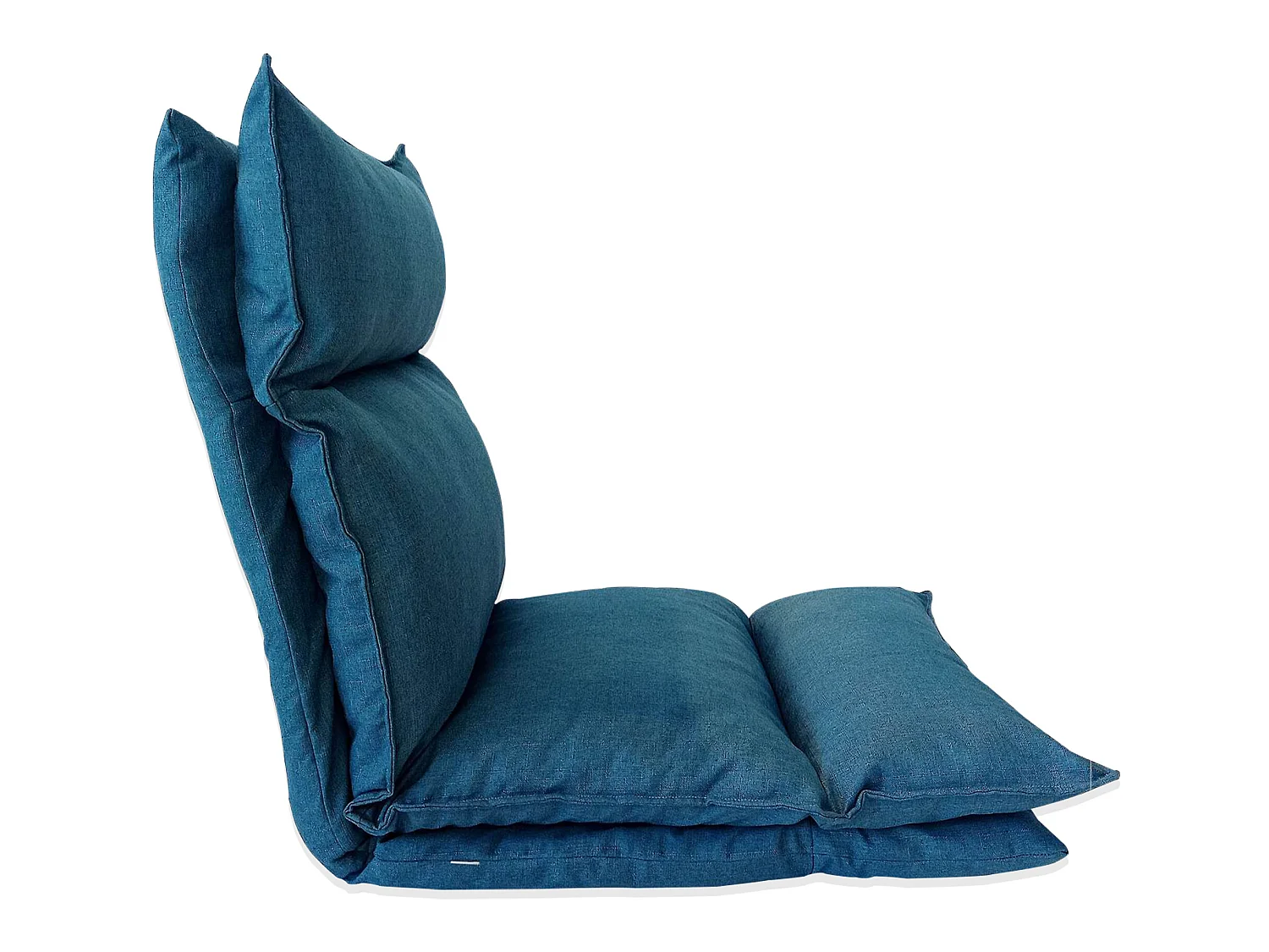 Poltroncina Sedia Da Terra Scuro Metallo Poliestere 70x56x70