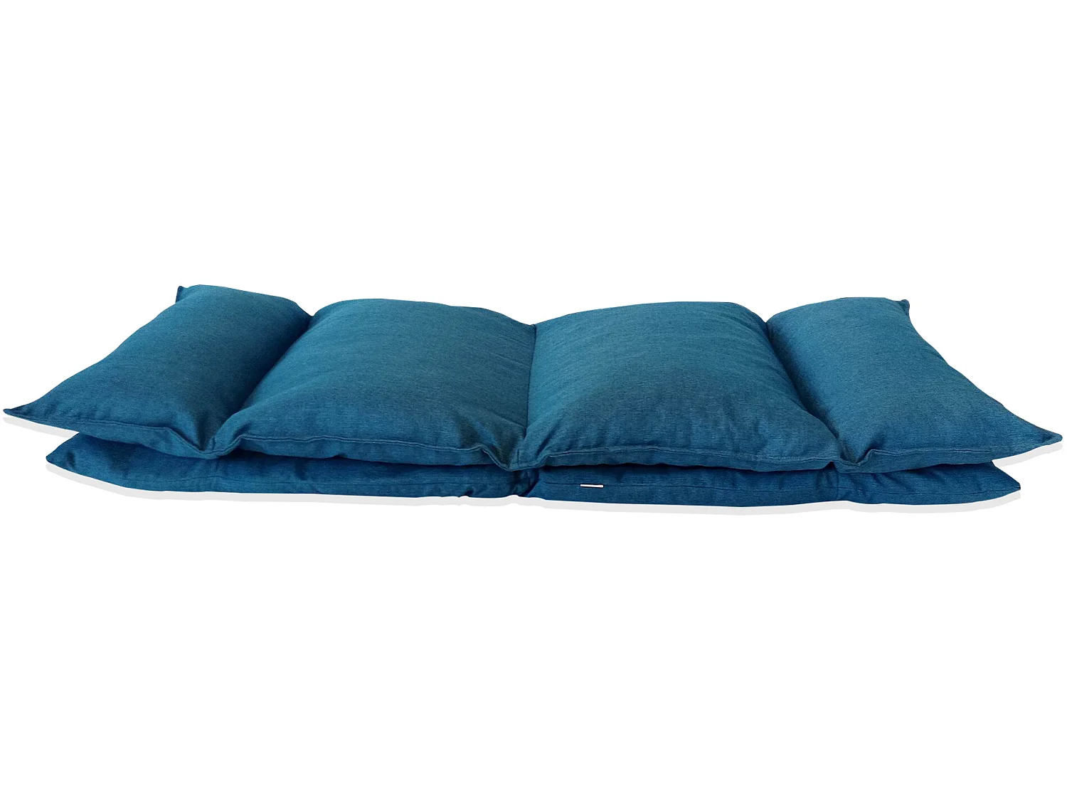 Chaise De Méditation Fauteuil Yoga Bleué Métal Polyester 70x56x70