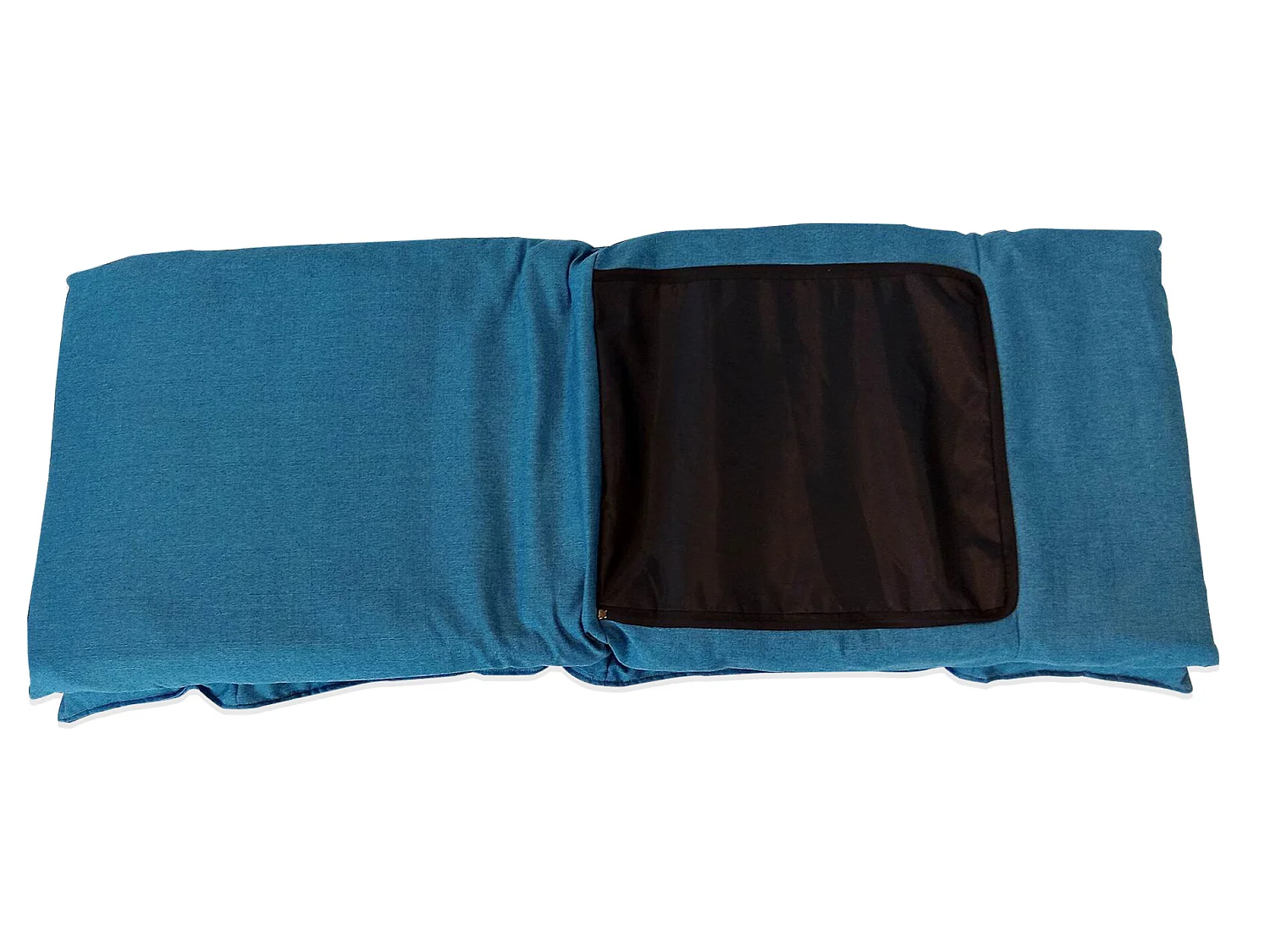 Chaise De Méditation Fauteuil Yoga Bleué Métal Polyester 70x56x70